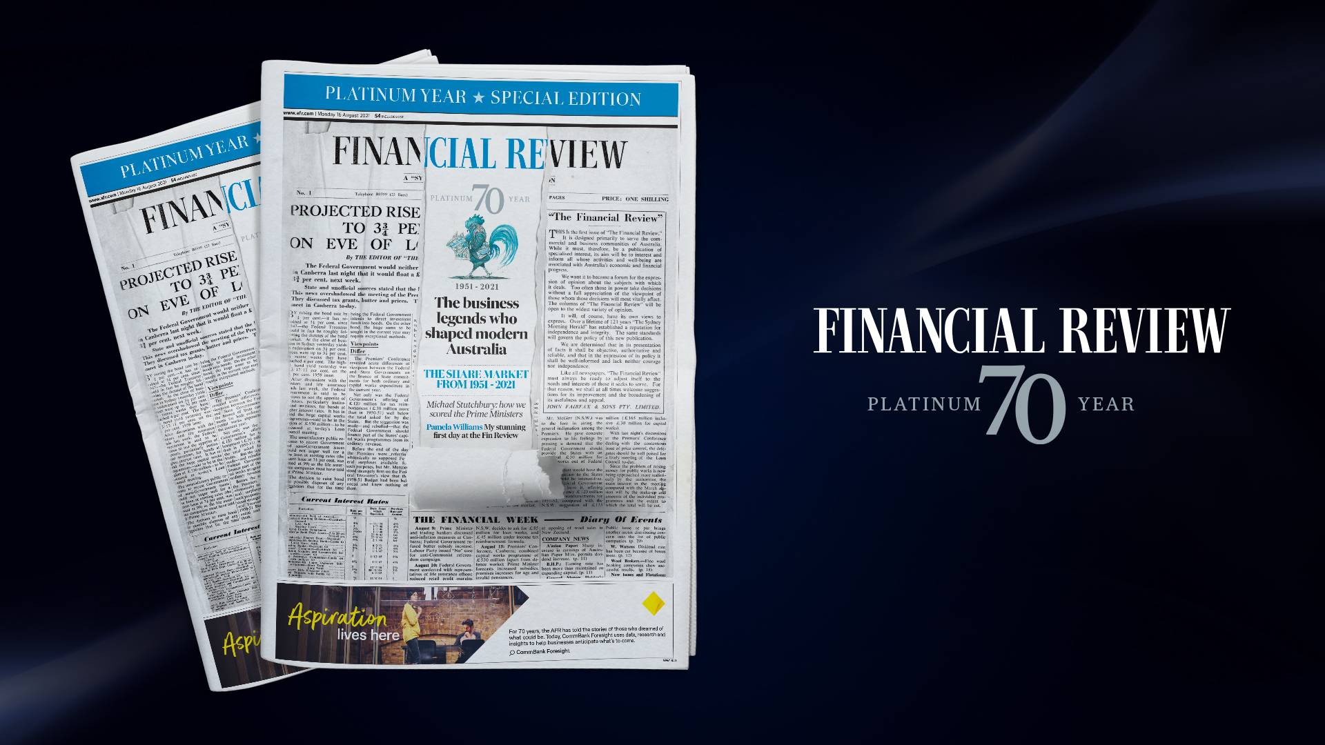 Financial Review Celebrates 70 Years By Naming Australia's Seven Most ...