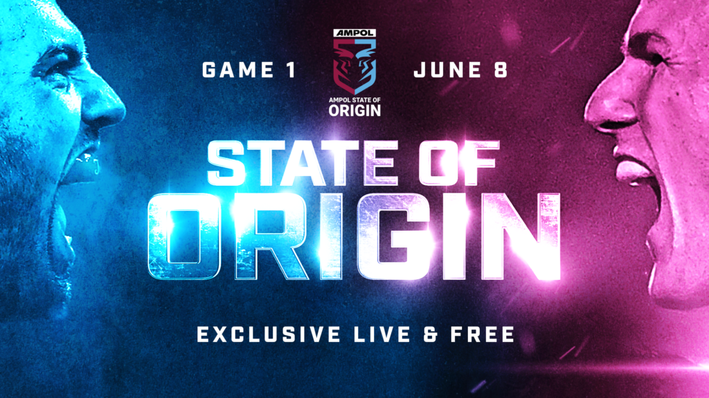 State of Origin 1 Exclusively live and free on Channel 9HD Nine for