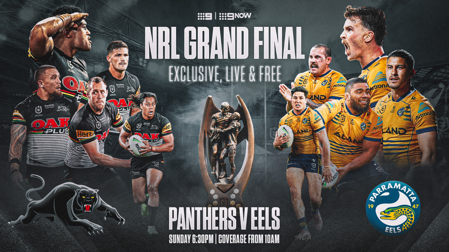 NRL Grand Final exclusive, live and free on Channel 9 and 9Now Nine