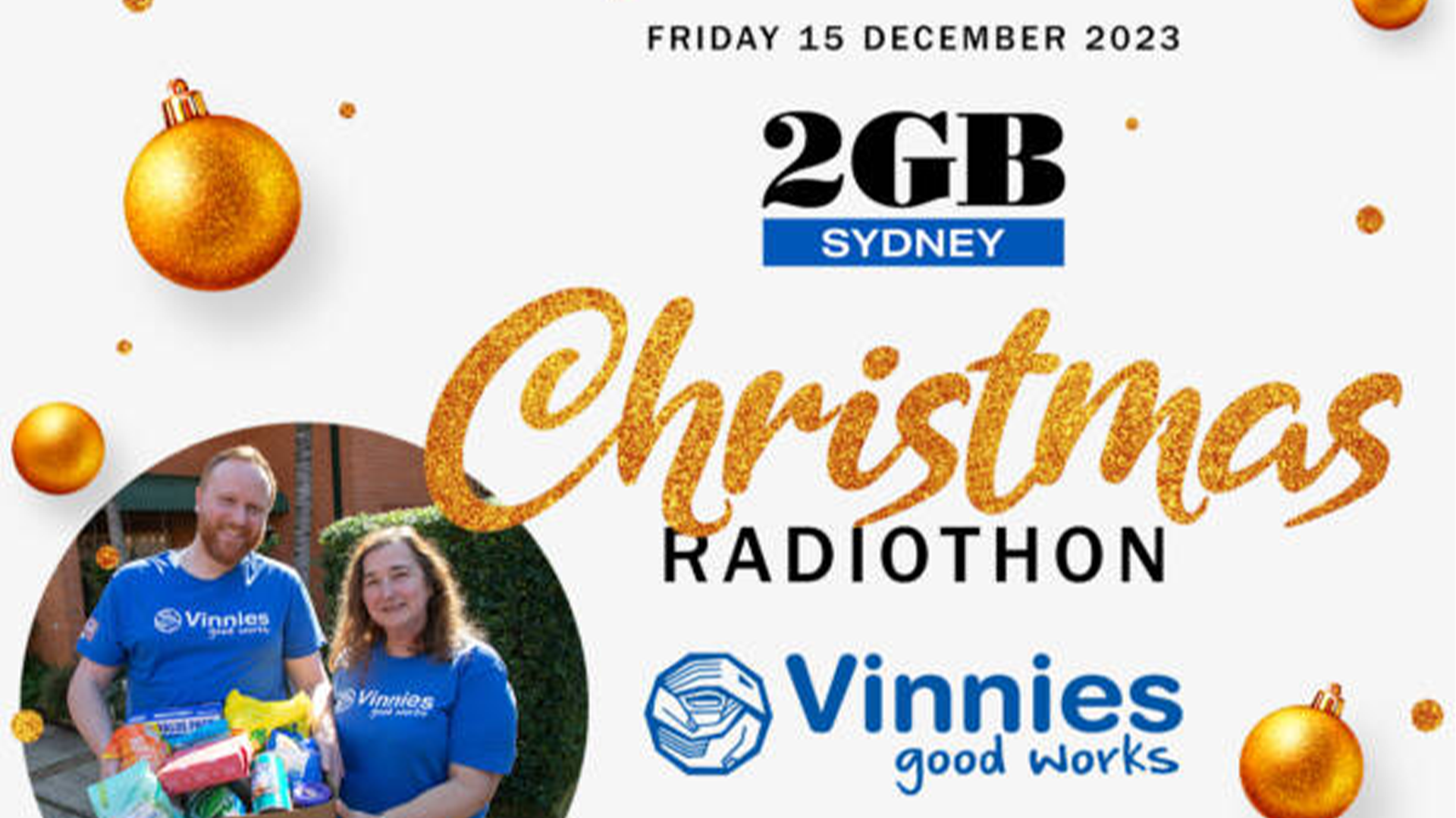 2gb Vinnies Christmas Radiothon Raises Over 170 000 For Charity Nine