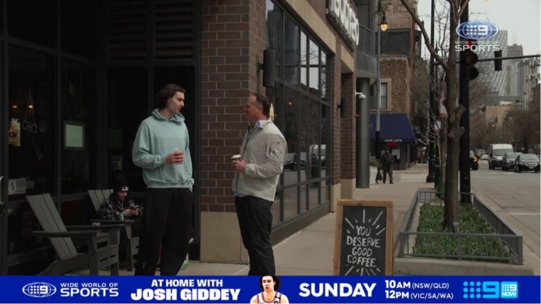 At Home with Josh Giddey Wide World of Sports exclusive